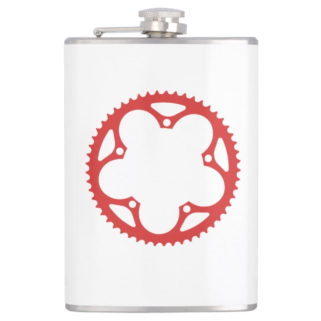 Chain Ring Hip Flask (Front)