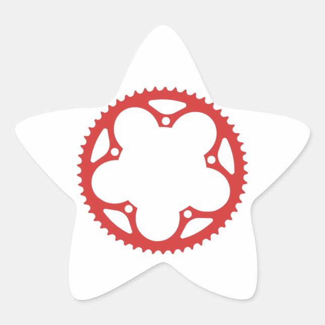 Chain Ring Star Sticker (Front)