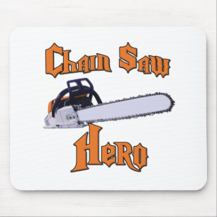 Chain Saw Hero Chainsaw Mouse Mat
