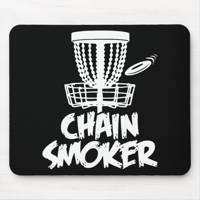 Chain Smoker Disc Golf  Mouse Mat (Front)