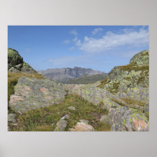 Chaîne des Fiz French Alps Poster