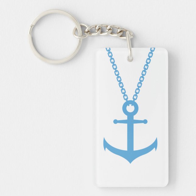Chained anchor key ring (Front)
