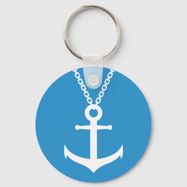 Chained anchor key ring (Front)