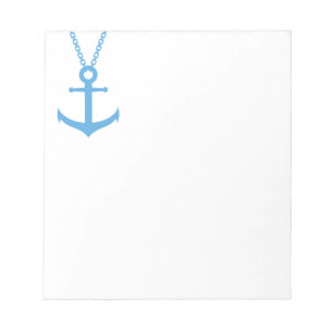 Chained anchor notepad