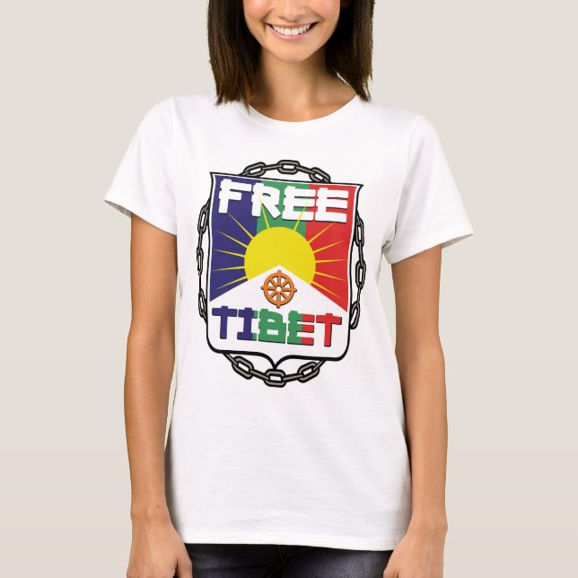 Chained Free Tibet T-Shirt (Front)