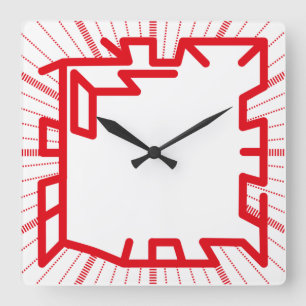 chained number clock pixelat by Masanser