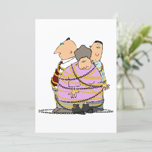Chained Together Symbolic Unity Humour Invitation
