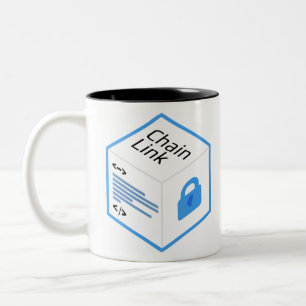 Chainlink accessories for all you chainlink fans Two-Tone coffee mug