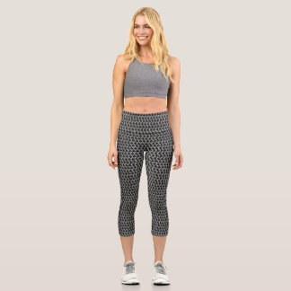 Chainmail Mediaeval Armour Capri Leggings