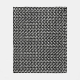 Chainmail Mediaeval Armour Fleece Blanket