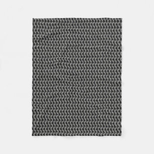 Chainmail Mediaeval Armour Fleece Blanket