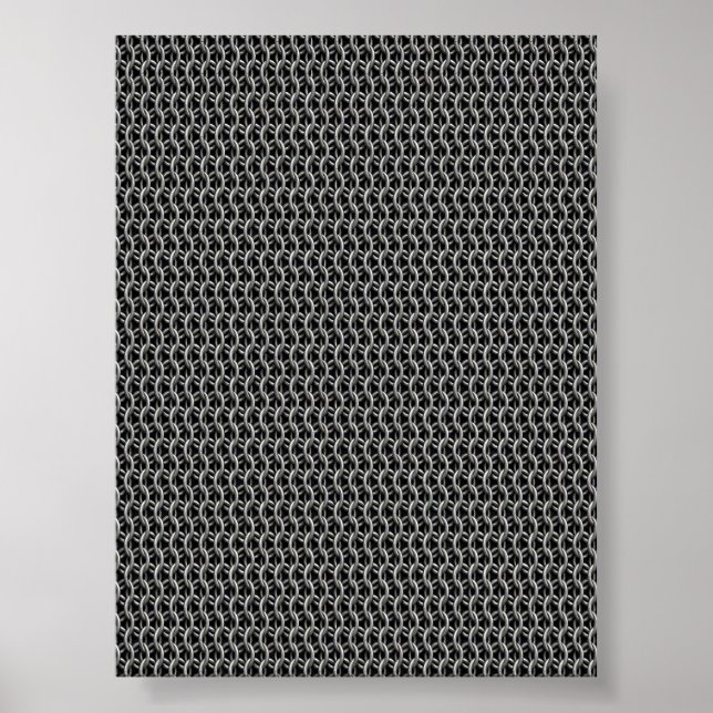 Chainmail Mediaeval Armour Poster (Front)
