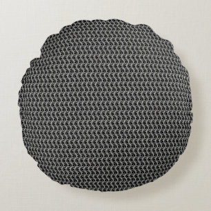 Chainmail Mediaeval Armour Round Cushion
