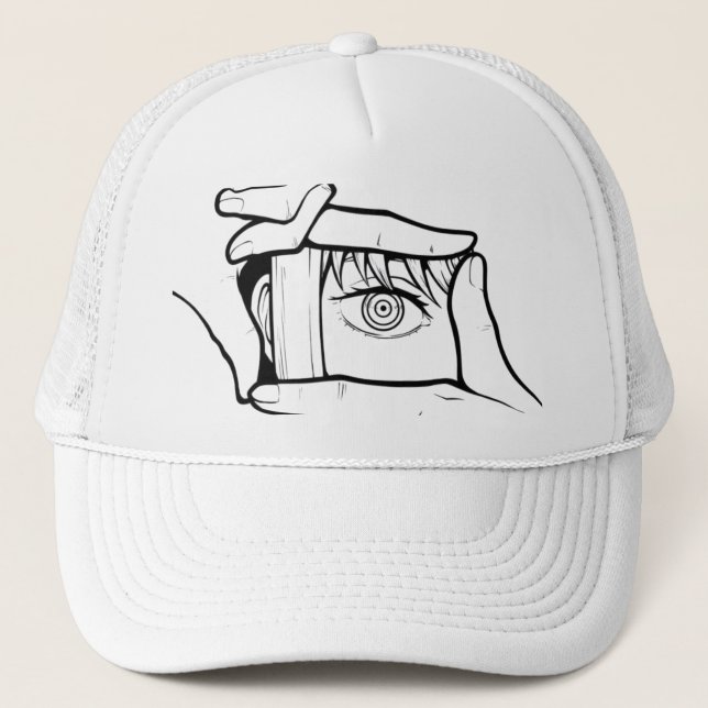 ⚙️ Chains of Madness Trucker Hat – Anime-Inspired  (Front)