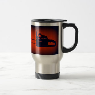 Chainsaw Art Travel Mug