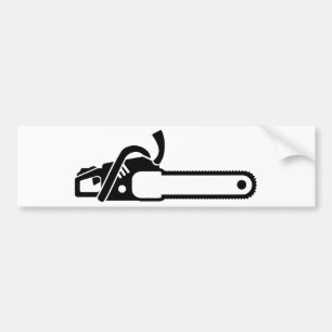 Chainsaw Bumper Sticker