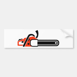 Chainsaw Bumper Sticker