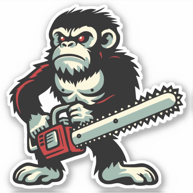 Chainsaw Chimp (Front)