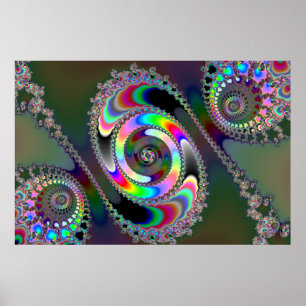 Chainsaw - Fractal Poster