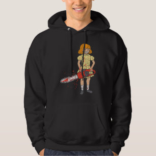 Chainsaw Girl I Horror Punk Gothic Pastel Goth Hal Hoodie