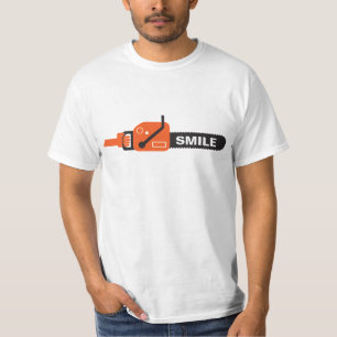 chainsaw in a hand T-Shirt