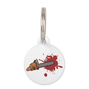 Chainsaw Massacre Pet Tag
