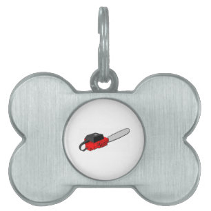Chainsaw Pet Tag