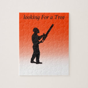 Chainsaw Tree Surgeon Jigsaw Puzzle