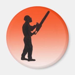 Chainsaw Tree Surgeon Magnet