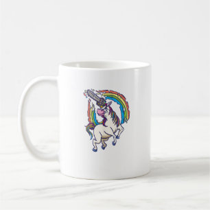 Chainsaws unicorn comes to kill fun gift T-Shirt Coffee Mug