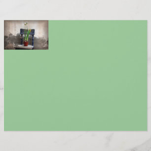 Chair and Flower Letterhead