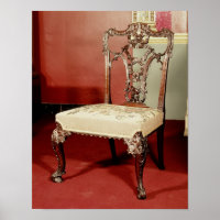 Chair, Chippendale 'Director' design, c.1760