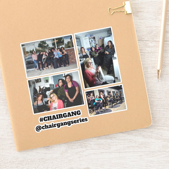 CHAIR GANG season two sticker sheet 2 (Notebook)