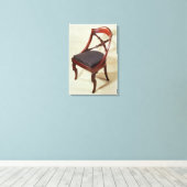 Chair, Louis-Philippe period Canvas Print (Insitu(Wood Floor))