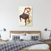 Chair, Louis-Philippe period Canvas Print (Insitu(Bedroom))