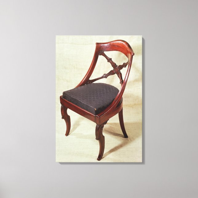 Chair, Louis-Philippe period Canvas Print (Front)
