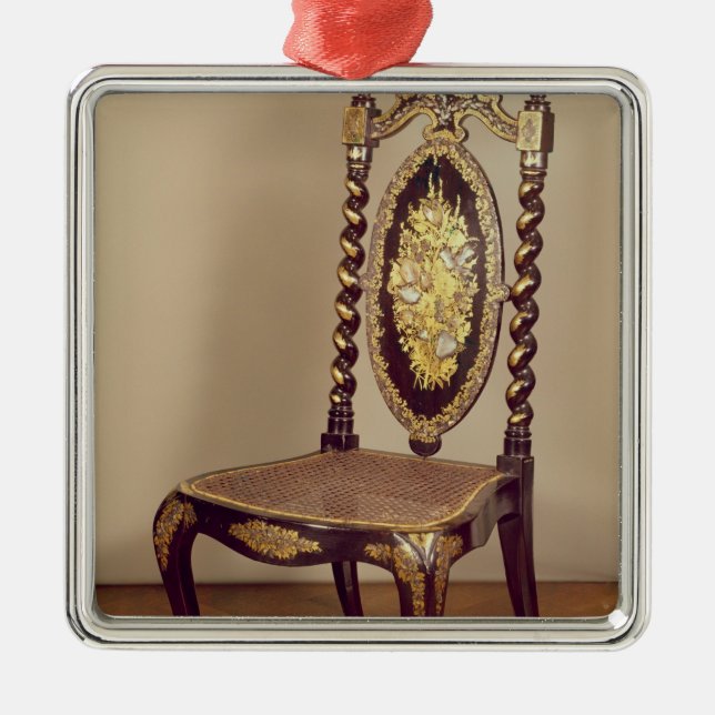 Chair, mid 19th century metal tree decoration (Front)