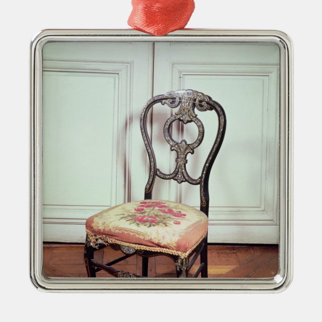 Chair, Second Empire Style Metal Tree Decoration (Front)