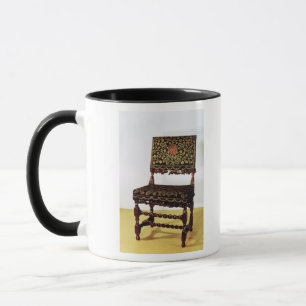 Chair with spiral stretchers, late 17th century mug