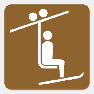 Chairlift Sign Stickers