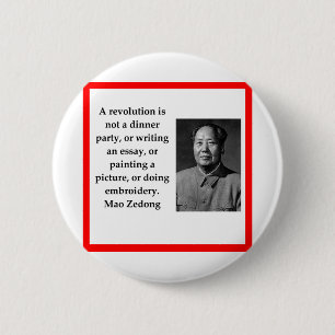 Chairman Mao 6 Cm Round Badge