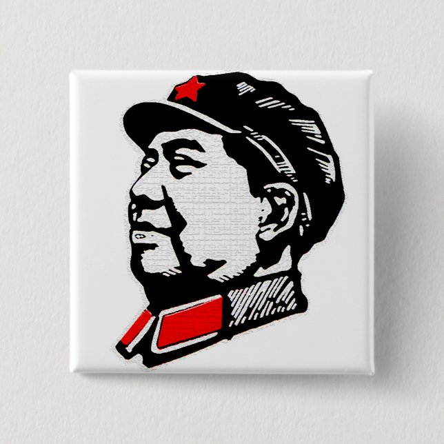 Chairman Mao Button (Front)