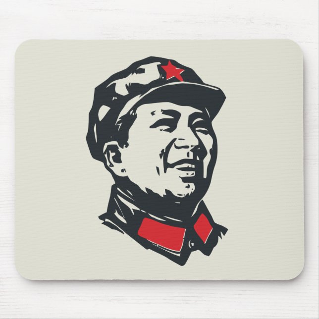 Chairman Mao Portrait Mouse Mat (Front)
