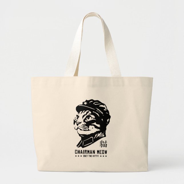 Chairman Meow - Cat Propaganda Bag (Front)