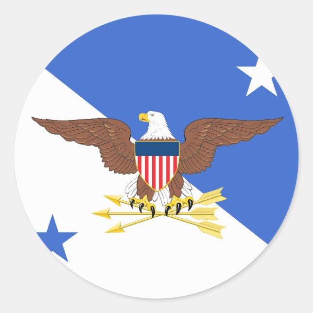 Chairman of the Joint Chiefs of Staff Classic Round Sticker (Front)