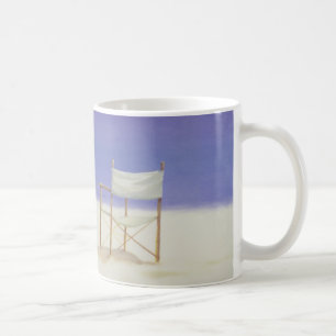 Chairs on the beach 1995 coffee mug