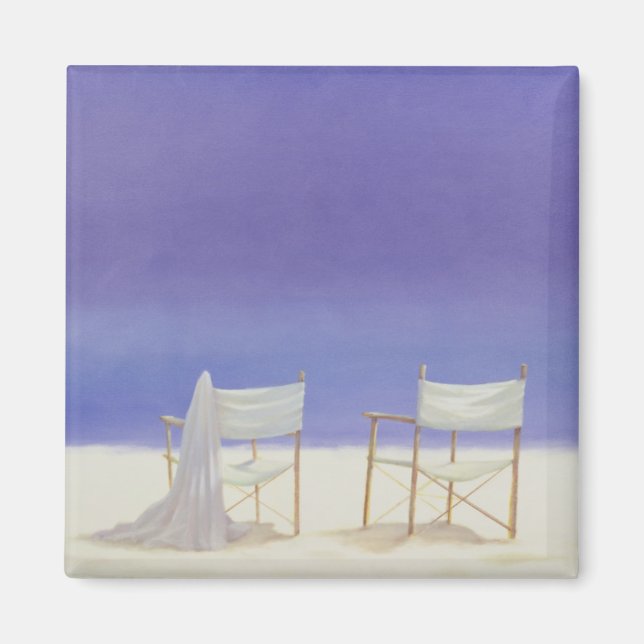 Chairs on the beach 1995 magnet (Front)