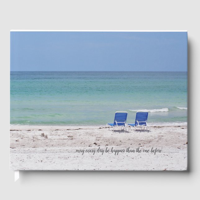 Chairs on the Beach Guest Book (Front)