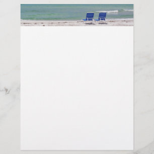 Chairs on the Beach Letterhead