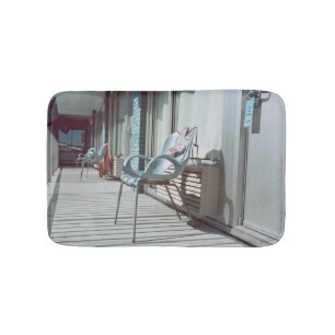 Chairs Outside Beach Hotel Rooms Bath Mat